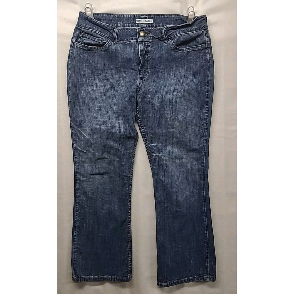 Lee Riders Blue Jeans Mid Rise Boot Cut Denim Pants Adult Women's‎ Size 14 M